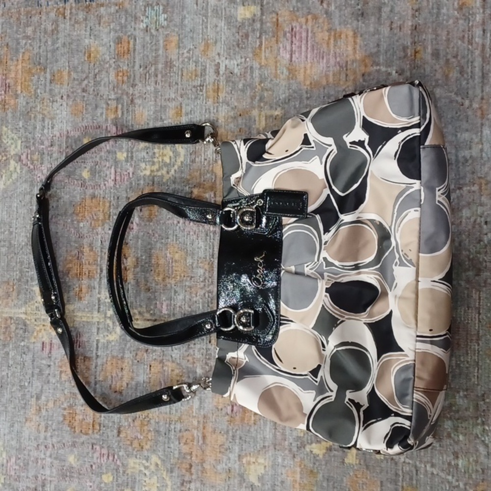 Coach Multicolor Patterned Shoulder Bag